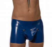 Latex Rubber Cod Piece Shorts