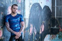 Eros Latex Rubber Stripe T Shirt