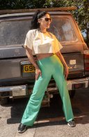 Karma Latex Rubber Crop T Shirt