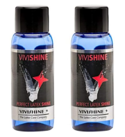 Latex Rubber Polish Vivishine Mini 2 x 30 ml Bottles