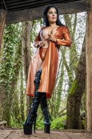Sample Sale Abril Latex Rubber Jacket