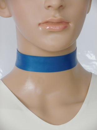 Plain Latex Rubber Choker - Latex clothing