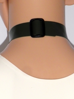 Military Latex Rubber Choker - Latex clothing