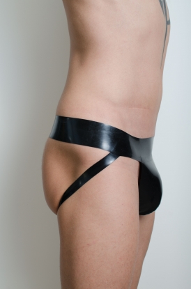 Plain Latex Rubber Jock Strap - Latex clothing