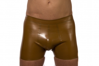 Krum Latex Rubber Pouch Shorts - Latex clothing