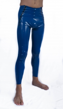 Sailor Front Latex Rubber Leggings - Latex clothing