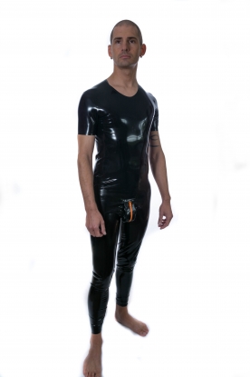 Leggings with Zip Pouch - Latex clothing