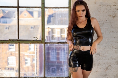 Valya Latex Rubber Shorts - Latex clothing