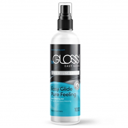 Latex Rubber Dressing Aid beGloss Easy Glide Spray 100ml - Latex clothing