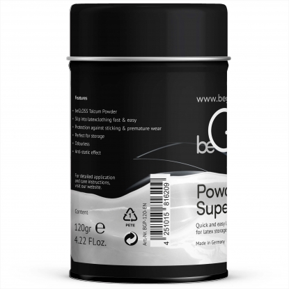 Latex Rubber beGloss Talcum Powder - Latex clothing