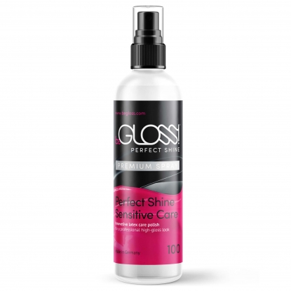 beGloss Perfect Shine Spray 100ml, Special Wash 100ml, Plus Polishing Cloth - Latex clothing