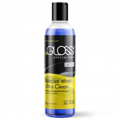 beGloss Perfect Shine Spray 100ml, Special Wash 100ml, Plus Polishing Cloth - Latex clothing