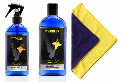 Vivishine Dress and Shine Spray Set - Latex clothing
