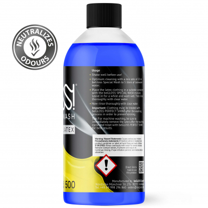 Latex Rubber Cleaner beGloss Special Wash 500ml - Latex clothing