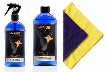 Latex Rubber Polish Vivishine Spray and Refill Set - Latex clothing