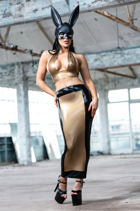 Venice Latex Rubber Hobble Skirt - Latex clothing