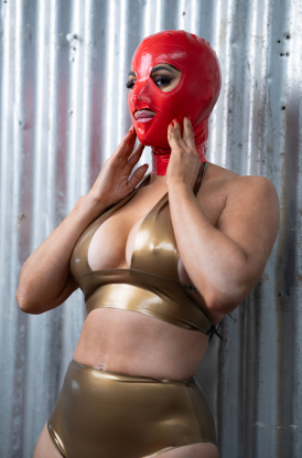 Rina Latex Rubber Hood - Latex clothing